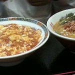 台湾ラーメンとマーボー豆腐